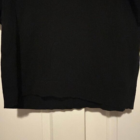 Talbots black short raglan sleeve sweater top woman's size XL - Picture 5 of 8